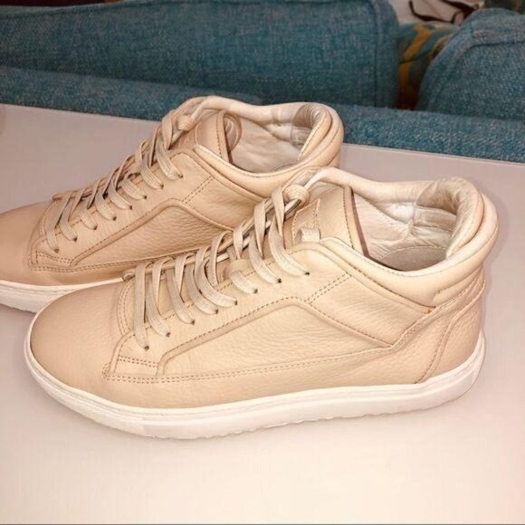 ETQ Sneakers Size 6 US 39 EU Mens Athletic Ivory Color Made In Portugal - Picture 8 of 12